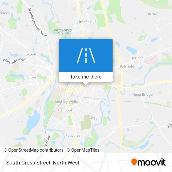 South Cross Street map