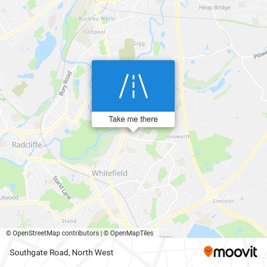 Southgate Road map