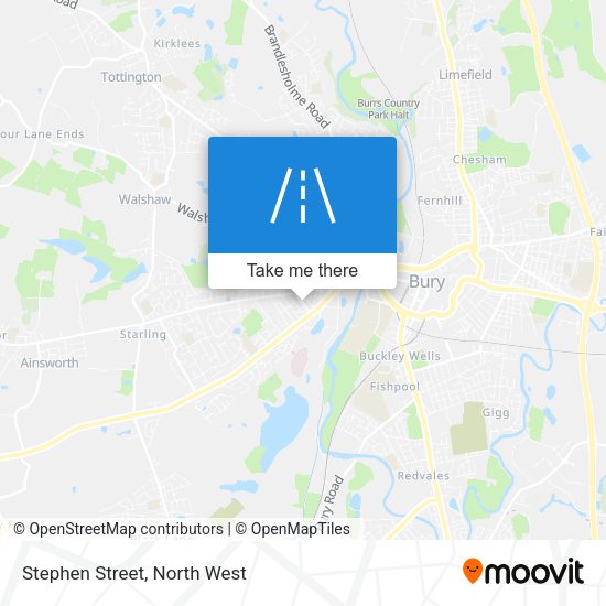 Stephen Street map