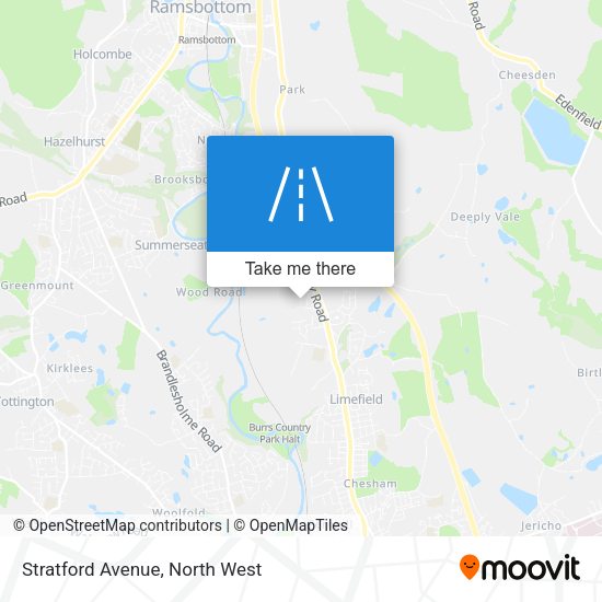 Stratford Avenue map