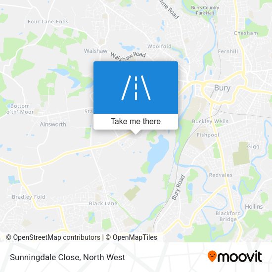 Sunningdale Close map