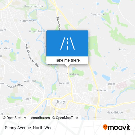 Sunny Avenue map