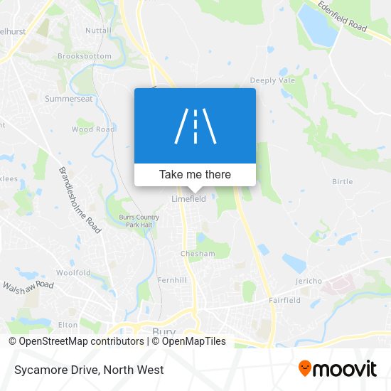 Sycamore Drive map