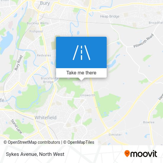 Sykes Avenue map