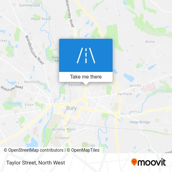 Taylor Street map