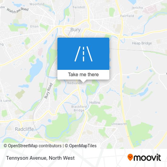 Tennyson Avenue map