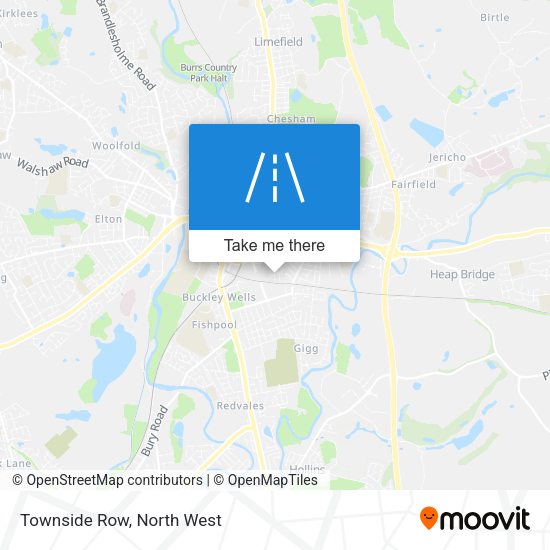 Townside Row map