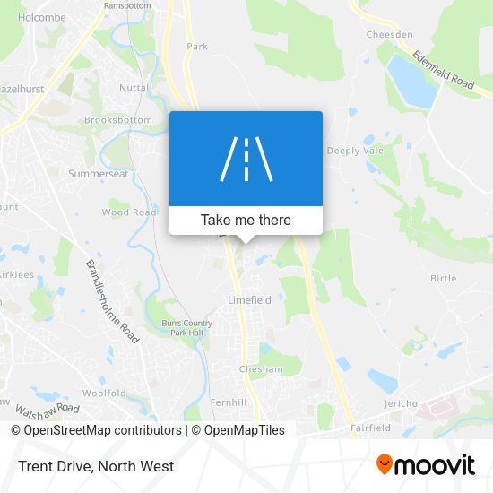 Trent Drive map