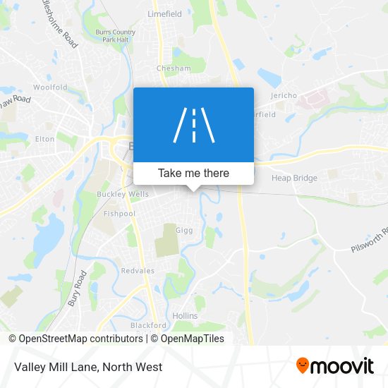 Valley Mill Lane map
