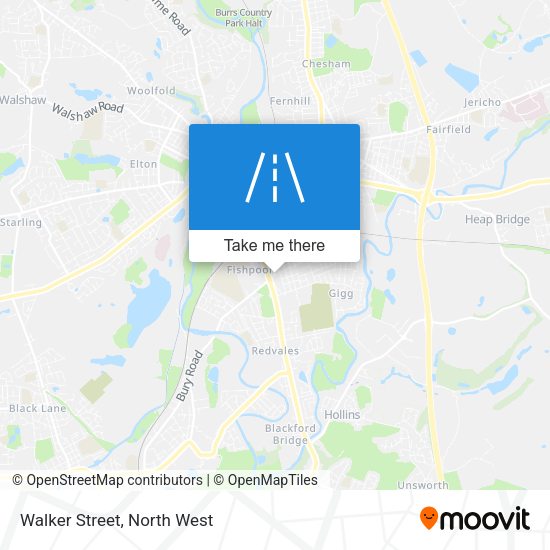 Walker Street map