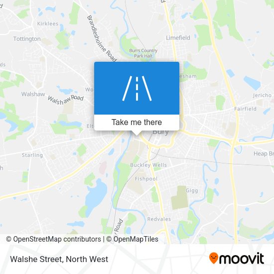 Walshe Street map