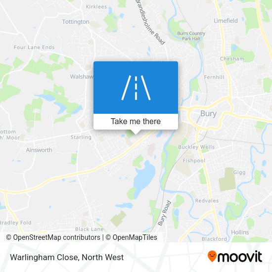 Warlingham Close map
