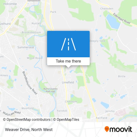 Weaver Drive map