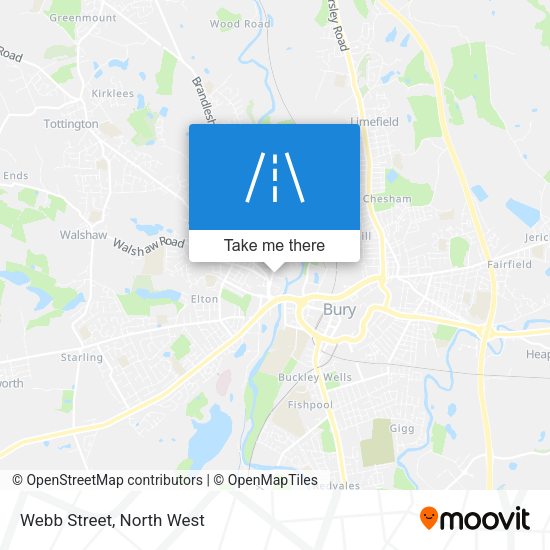 Webb Street map