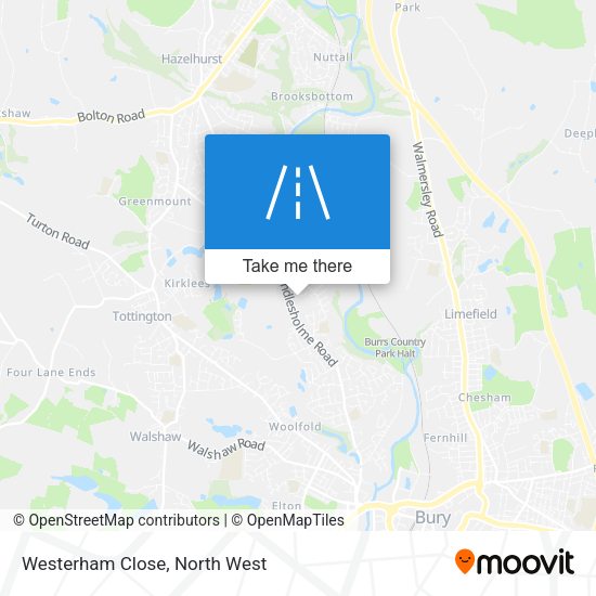 Westerham Close map