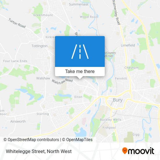 Whitelegge Street map