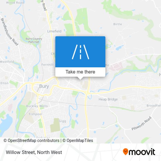 Willow Street map