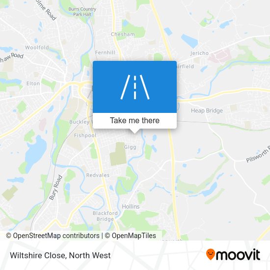 Wiltshire Close map