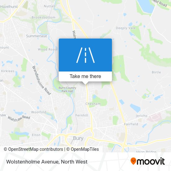 Wolstenholme Avenue map
