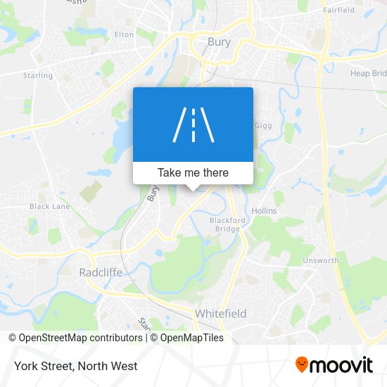 York Street map