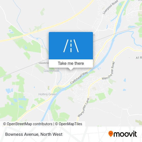 Bowness Avenue map