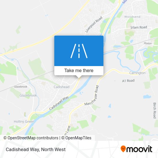 Cadishead Way map