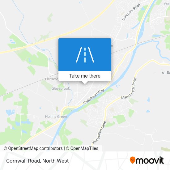 Cornwall Road map