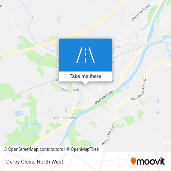 Derby Close map
