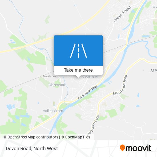 Devon Road map