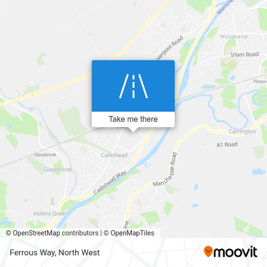 Ferrous Way map