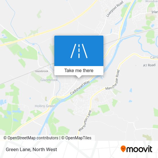 Green Lane map