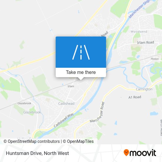 Huntsman Drive map