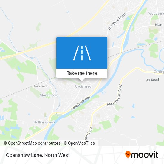Openshaw Lane map