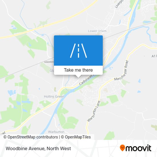 Woodbine Avenue map