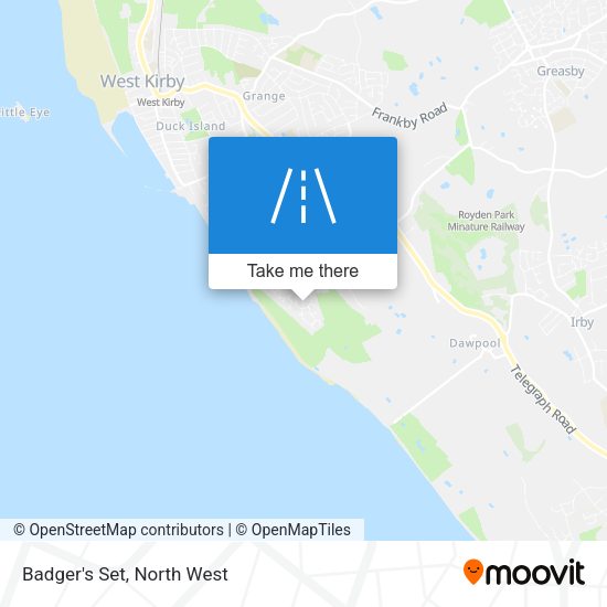 Badger's Set map