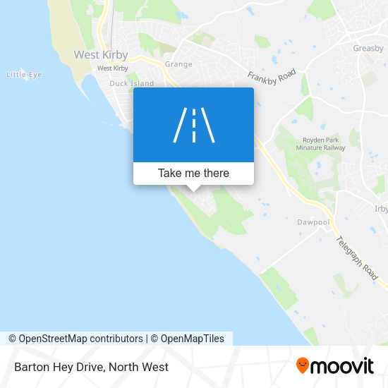 Barton Hey Drive map