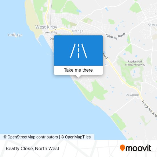 Beatty Close map