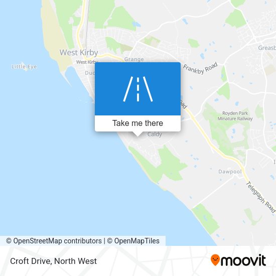 Croft Drive map