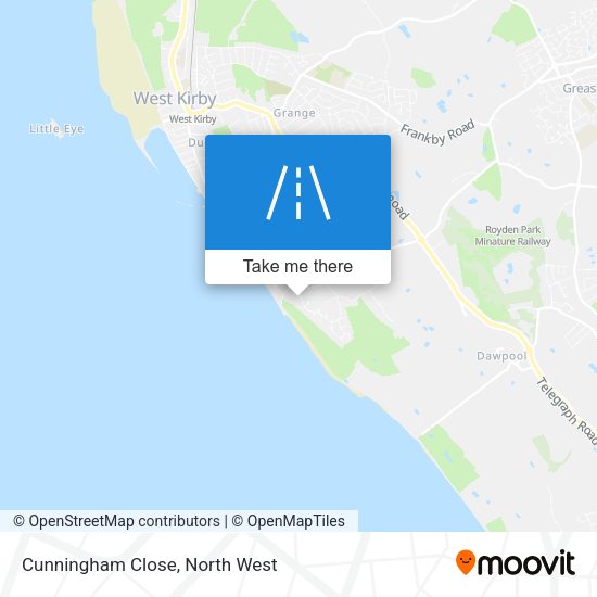 Cunningham Close map