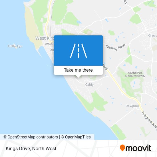 Kings Drive map