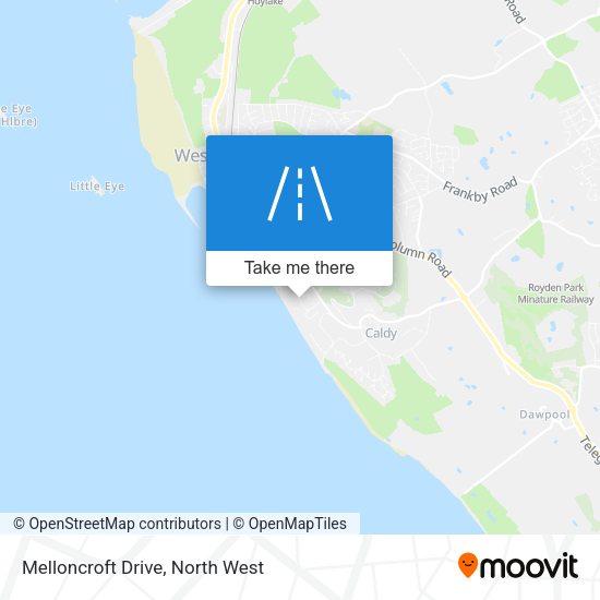 Melloncroft Drive map