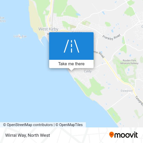 Wirral Way map