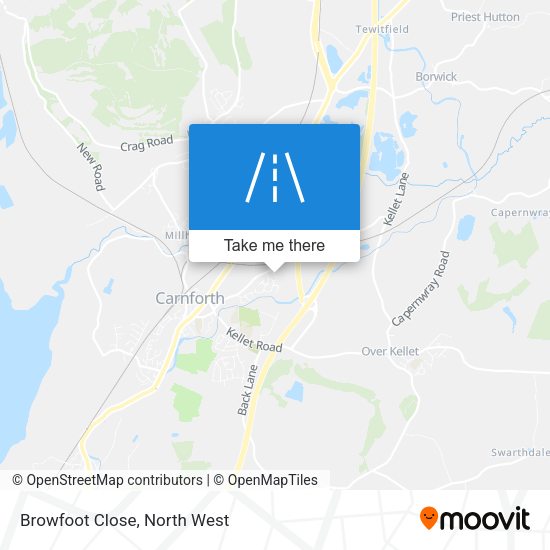 Browfoot Close map
