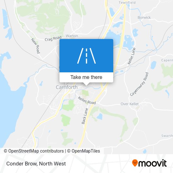 Conder Brow map