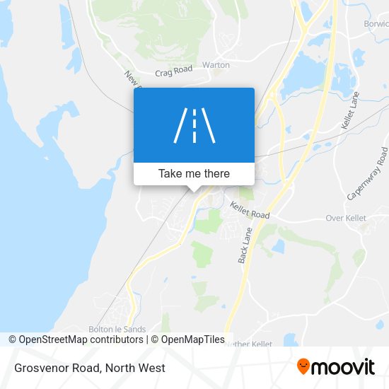 Grosvenor Road map