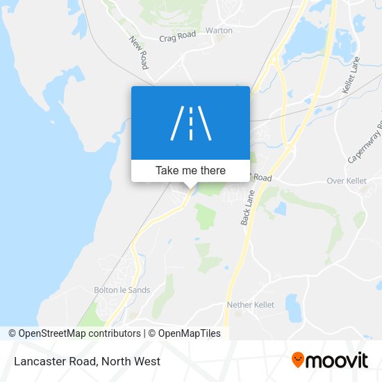 Lancaster Road map