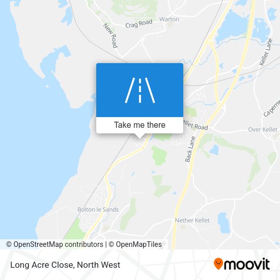 Long Acre Close map