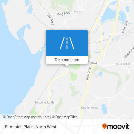St Austell Place map