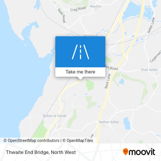 Thwaite End Bridge map