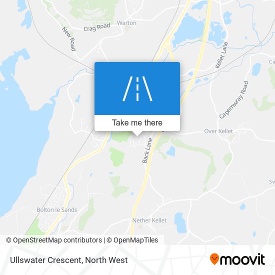 Ullswater Crescent map